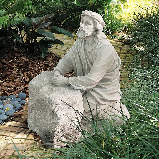 Jesus in the Garden of Gethsemane Statue